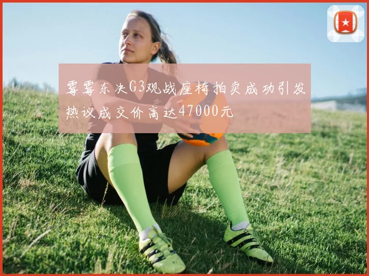 霉霉东决G3观战座椅拍卖成功引发热议成交价高达47000元